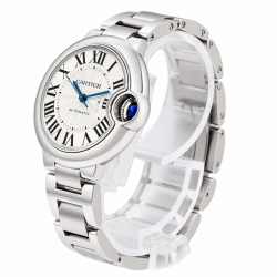 Cartier Ballon Bleu De 33MM W6920071 White Dial Watch